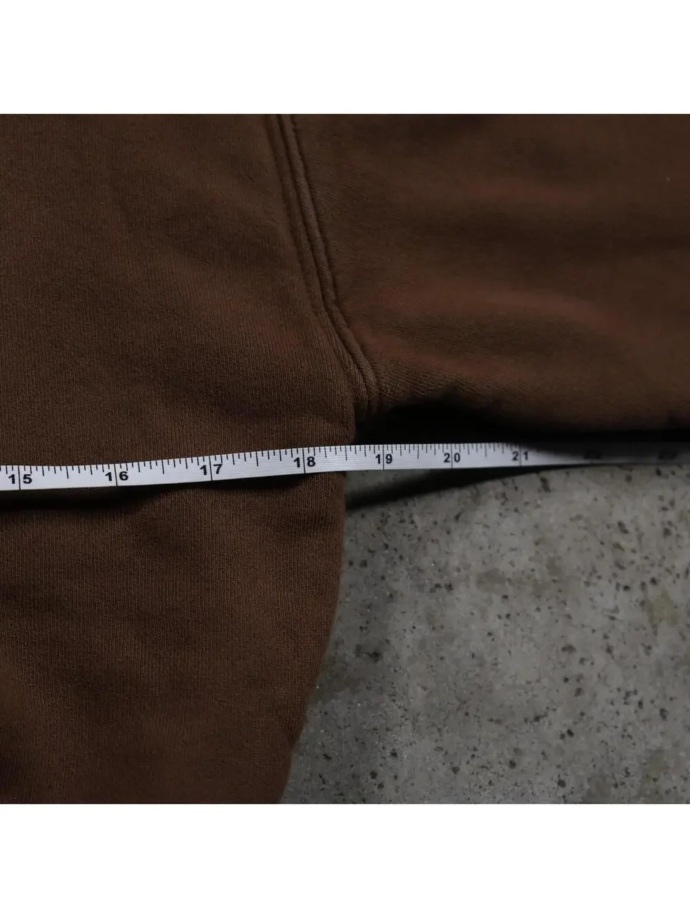 YZY Gap Hoodie Youth Small Brown Pullover Sweatshirt Cropped Boxy Fit‎
